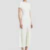 Vestido midi Blaire en color marfil Vestido midi Blaire en color marfil