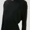 Vestido midi Dolman en negro Vestido midi Dolman en negro