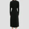 Vestido midi Dolman en negro Vestido midi Dolman en negro