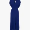 Vestido midi Edith en índigo brillante Vestido midi Edith en índigo brillante