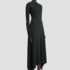 Vestido midi en negro Vestido midi en negro