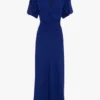 Vestido midi Eve en índigo brillante Vestido midi Eve en índigo brillante