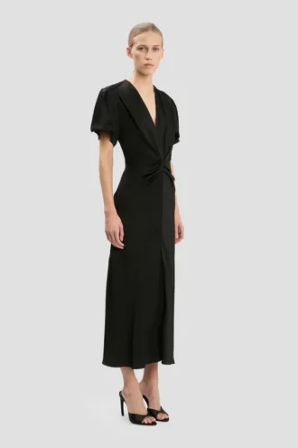Vestido midi Eve en negro Vestido midi Eve en negro