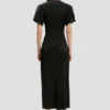 Vestido midi Eve en negro Vestido midi Eve en negro