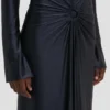 Vestido midi Frances en azul marino Vestido midi Frances en azul marino