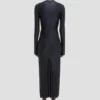 Vestido midi Frances en azul marino Vestido midi Frances en azul marino