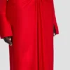 Vestido midi Frances en rojo cardenal Vestido midi Frances en rojo cardenal