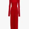 Vestido midi Frances en rojo cardenal Vestido midi Frances en rojo cardenal