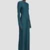 Vestido midi Frances en verde azulado oscuro Vestido midi Frances en verde azulado oscuro