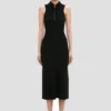 Vestido midi Mira en negro Vestido midi Mira en negro