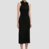 Vestido midi Mira en negro Vestido midi Mira en negro