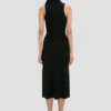 Vestido midi Mira en negro Vestido midi Mira en negro