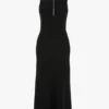 Vestido midi Mira en negro Vestido midi Mira en negro