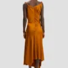 Vestido midi Posy en color bronce Vestido midi Posy en color bronce