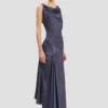 Vestido midi Posy en color eclipse Vestido midi Posy en color eclipse