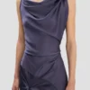 Vestido midi Posy en color eclipse Vestido midi Posy en color eclipse