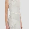 Vestido midi Posy en color magnesio