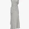 Vestido midi Posy en color magnesio