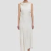 Vestido midi Posy en color marfil