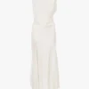 Vestido midi Posy en color marfil