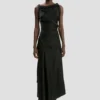 Vestido midi Posy en negro Vestido midi Posy en negro