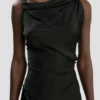 Vestido midi Posy en negro Vestido midi Posy en negro