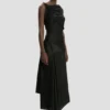 Vestido midi Posy en negro Vestido midi Posy en negro