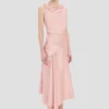 Vestido midi Posy en rosa empolvado Vestido midi Posy en rosa empolvado