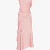 Vestido midi Posy en rosa empolvado Vestido midi Posy en rosa empolvado