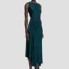 Vestido Twist en verde azulado oscuro Vestido Twist en verde azulado oscuro