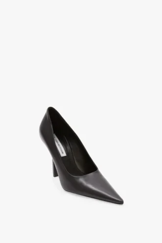 Zapatos de tacón de aguja The Victoria 100 en piel negra